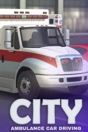 City Ambulance Car Driving