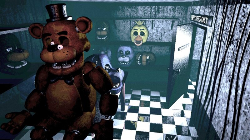 Живые обои fnaf на телефон