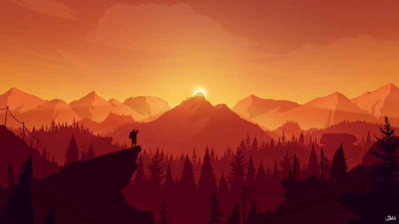 Firewatch заставка на рабочий стол