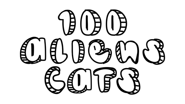 100 Aliens Cats