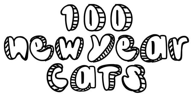 100 New Year Cats