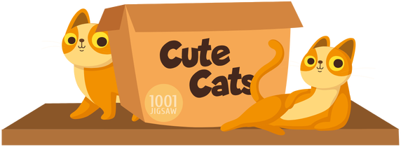 1001 Jigsaw. Cute Cats