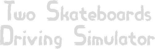 Two Skateboards Driving Simulator
