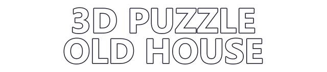 3D PUZZLE - Old House