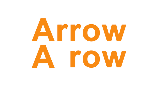Arrow a Row