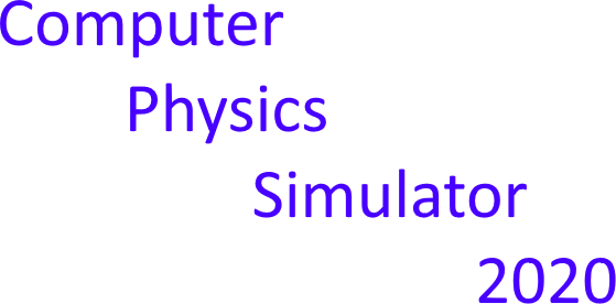 Computer Physics Simulator 2020