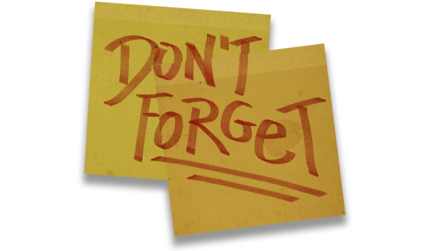 Don't Forget