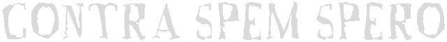 Contra Spem Spero